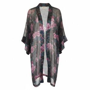 Vintage Victoria's Secret Gold Label Dark Floral Whimsigoth Dark Fairy Garden OS
